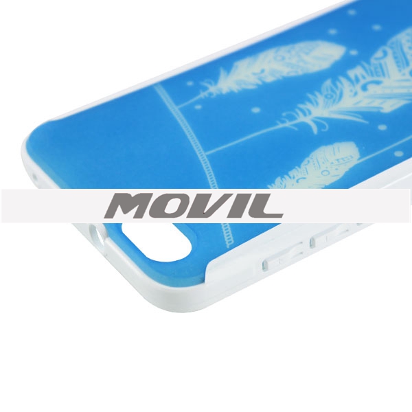 NP-2582 Funda de silicona con diseno fluorescente para Huawei Honor 4 X-6